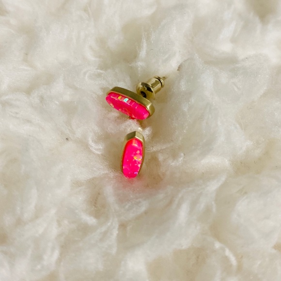 Kendra Scott Hot Pink Kyocera Opal Set - Picture 2 of 5